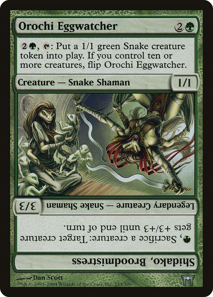 Orochi Eggwatcher // Shidako, Broodmistress (233) - Champions of Kamigawa