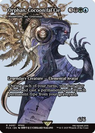 Orphan, Cocoon fal'Cie - Muldrotha, the Gravetide (Showcase) (057) Foil - FINAL FANTASY: Through the Ages