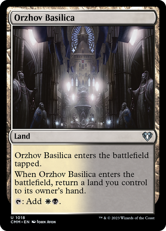 Orzhov Basilica (1018) - Commander Masters