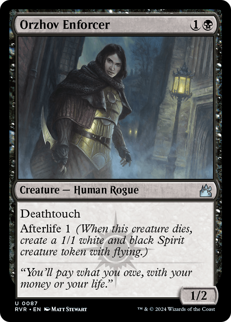 Orzhov Enforcer (087) - Ravnica Remastered