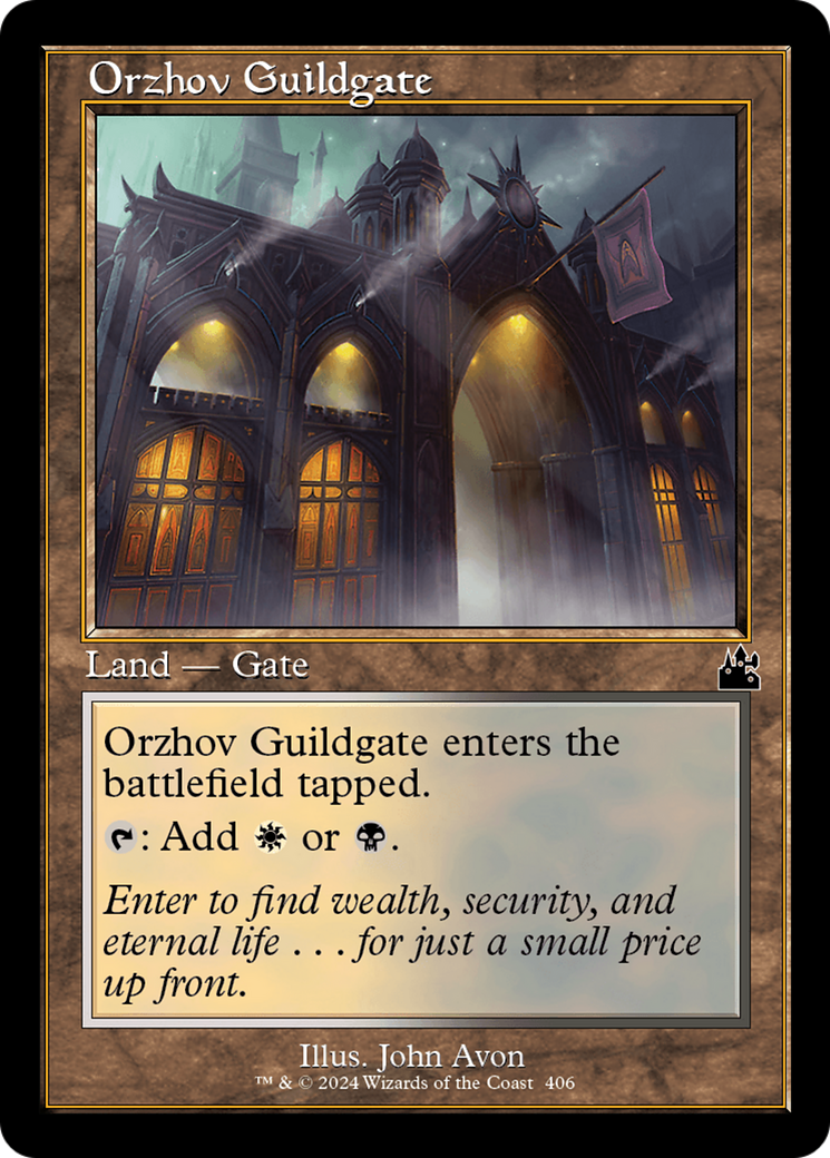 Orzhov Guildgate (Retro) (406) - Ravnica Remastered