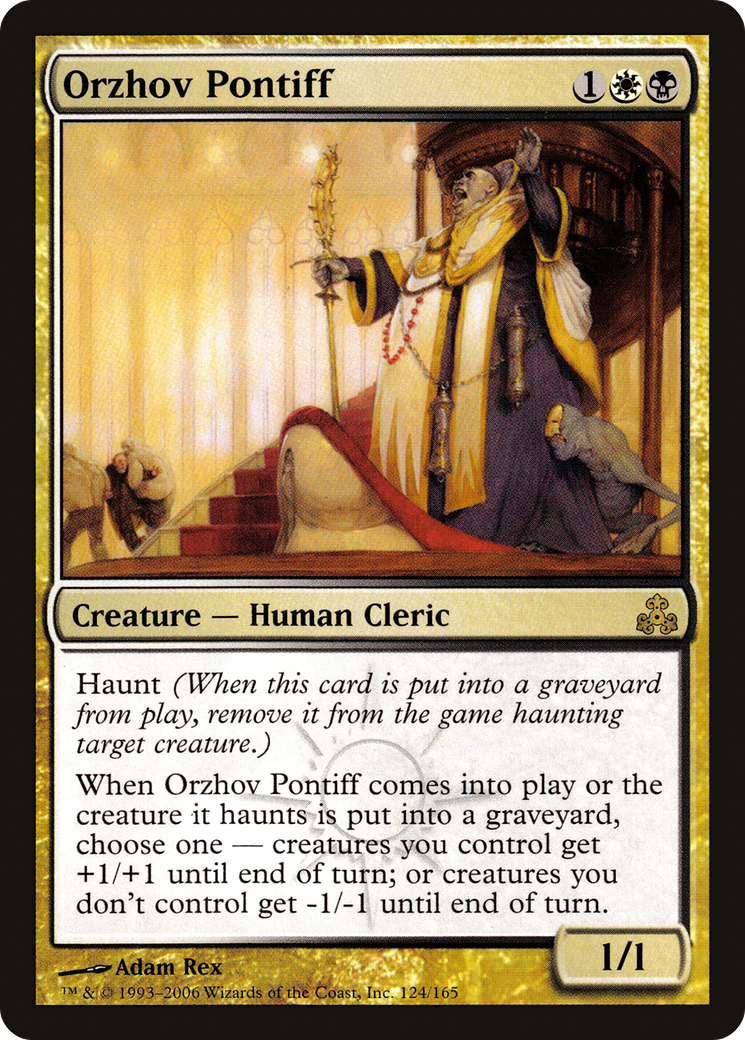 Orzhov Pontiff (124) Foil - Guildpact