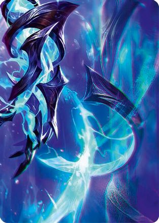 Oscilio, Forked Continuum // Zyggy Starlight Art Card (Middle Center) - GEM Pack