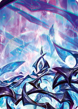 Oscilio, Forked Continuum // Zyggy Starlight Art Card (Top Left) - GEM Pack