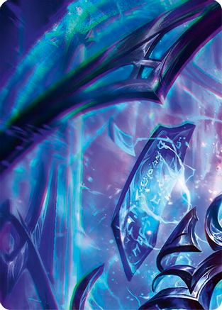 Oscilio, Forked Continuum // Zyggy Starlight Art Card (Top Right) - GEM Pack