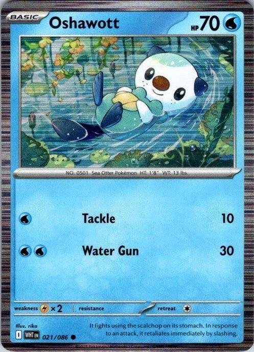 Oshawott (21) Holofoil - Miscellaneous Cards & Products