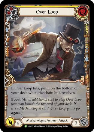 Over Loop (Yellow) (LGS033) Rainbow Foil - Flesh and Blood: Promo Cards