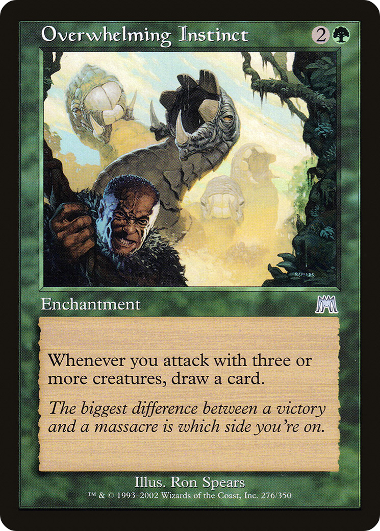 Overwhelming Instinct (276) Foil - Onslaught
