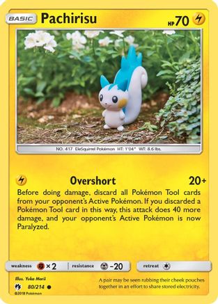 Pachirisu (80) - Lost Thunder