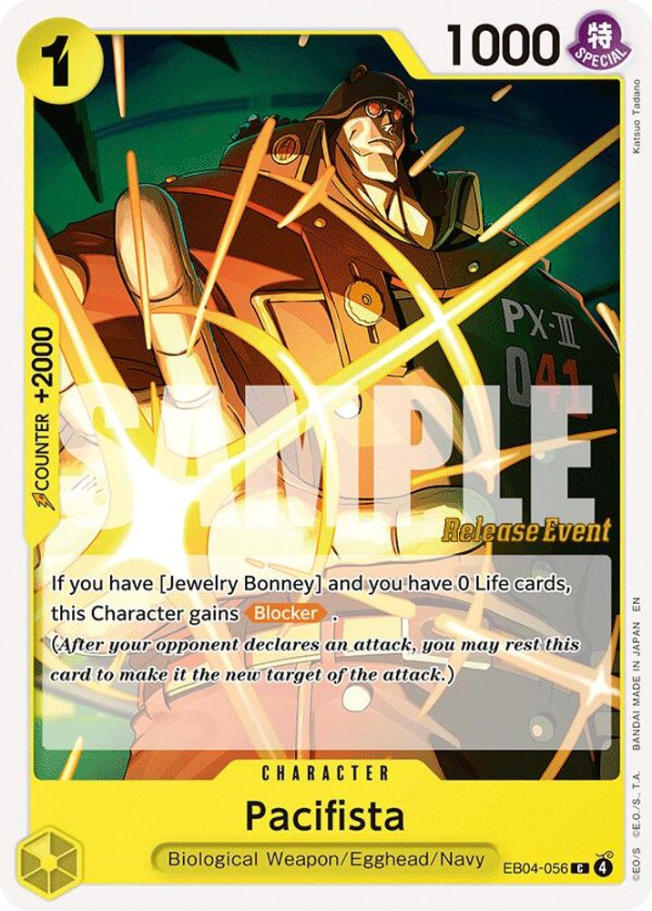 Pacifista (EB04-056) Release Event Cards