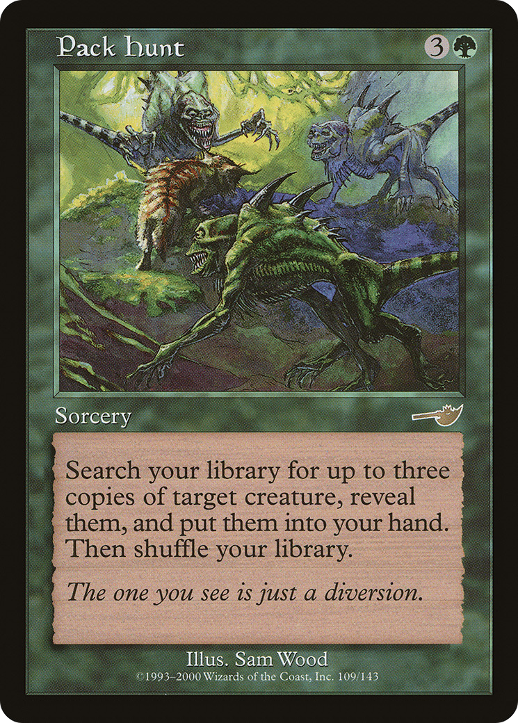Pack Hunt (109) Foil - Nemesis