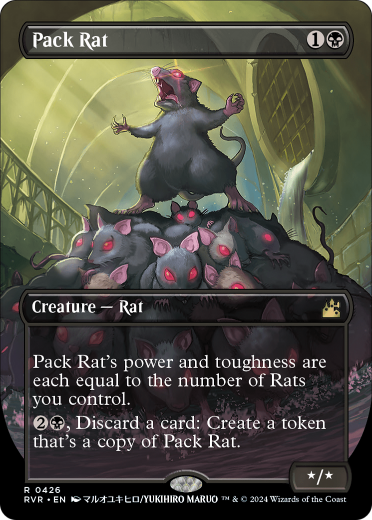 Pack Rat (Anime Borderless) (426) - Ravnica Remastered