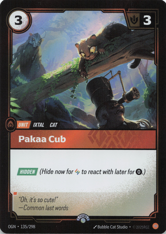 Pakaa Cub (135) Foil - Riftbound Promotional Cards