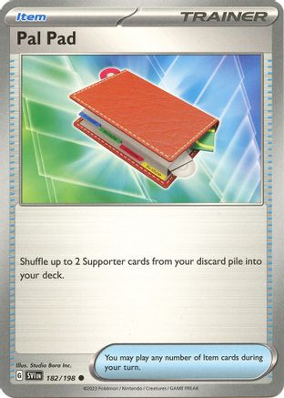 Pal Pad (182) Reverse Holofoil - Scarlet & Violet