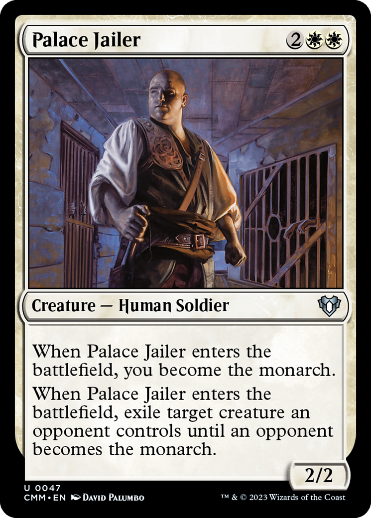 Palace Jailer (047) Foil - Commander Masters