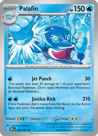 Palafin (Deck Exclusives) (62) - Obsidian Flames