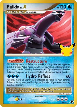 Palkia LV.X (Classic Collection) (106) Holofoil - 30th Celebration