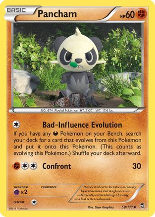 Pancham (59) Reverse Holofoil - Furious Fists