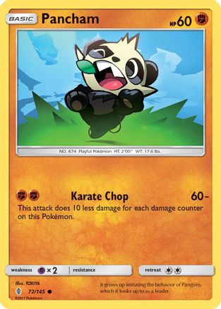 Pancham (72) Reverse Holofoil - Guardians Rising