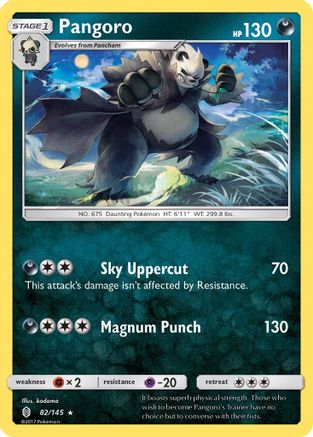 Pangoro (82) Reverse Holofoil - Guardians Rising