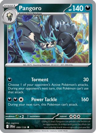 Pangoro (99) Reverse Holofoil - Journey Together
