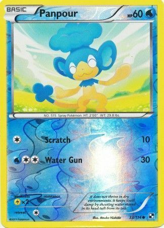 Panpour (Energy Holo) (33) Reverse Holofoil - Miscellaneous Cards & Products