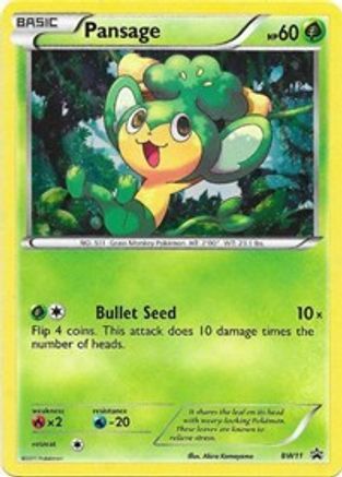 Pansage (BW11) Holofoil - Black Star Promos