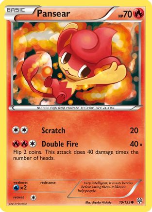 Pansear (19) Reverse Holofoil - Plasma Storm