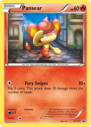Pansear (XY131) Holofoil - Black Star Promos