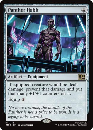 Panther Habit (112) - Commander: Marvel Super Heroes