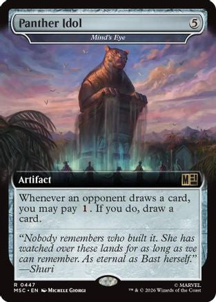 Panther Idol – Mind's Eye (Extended Art) (447) - Commander: Marvel Super Heroes