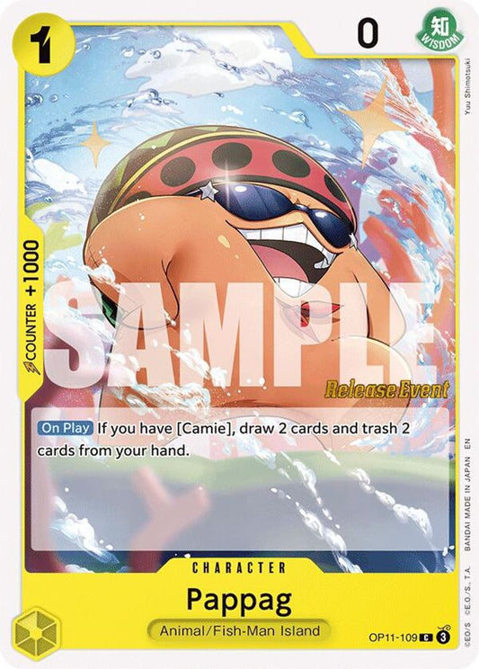 Pappag (OP11-109) Release Event Cards