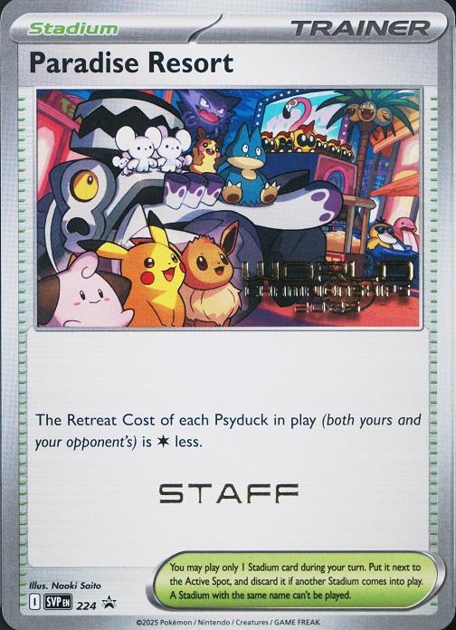 Paradise Resort (World Championships 2025) [Staff] (224) - Black Star Promos