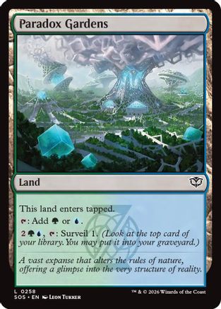 Paradox Gardens (258) Foil - Secrets of Strixhaven