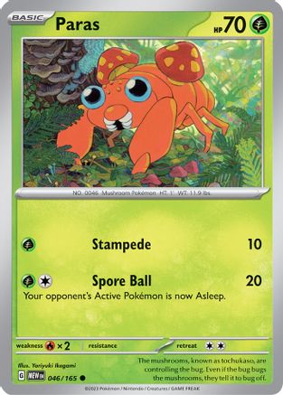 Paras (46) Reverse Holofoil - 151