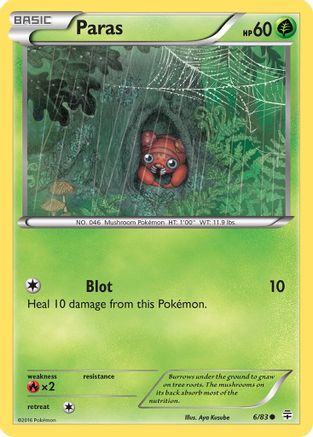 Paras (6) Reverse Holofoil - Generations