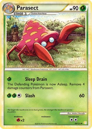 Parasect (48) Reverse Holofoil - HeartGold & SoulSilver