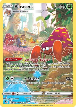 Parasect (TG01) Holofoil - Lost Origin