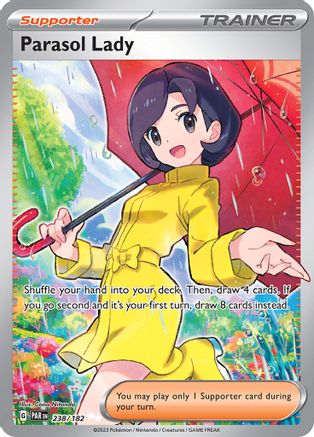 Parasol Lady (Full Art) (238) Holofoil - Paradox Rift