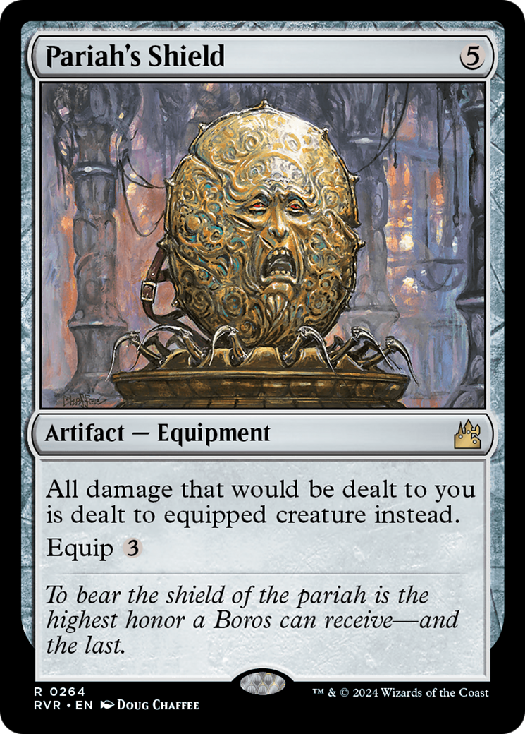 Pariah's Shield (264) Foil - Ravnica Remastered
