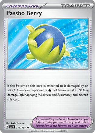 Passho Berry (184) Reverse Holofoil - Surging Sparks