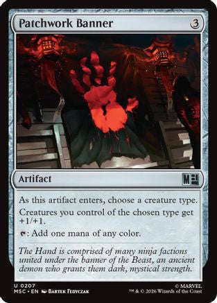 Patchwork Banner (207) Surge Foil - Commander: Marvel Super Heroes