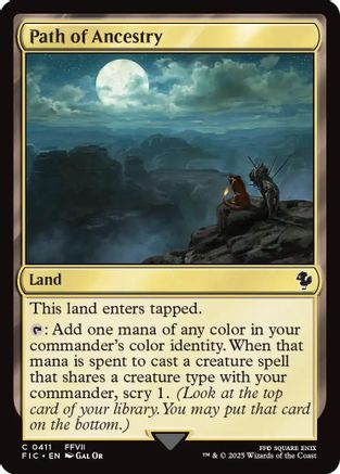 Path of Ancestry (411) Surge Foil - Commander: FINAL FANTASY