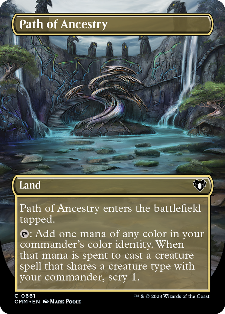 Path of Ancestry (Borderless) (661) Foil - Commander Masters