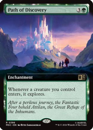 Path of Discovery (Extended Art) (386) - Commander: Marvel Super Heroes