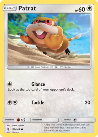 Patrat (107) Reverse Holofoil - Guardians Rising
