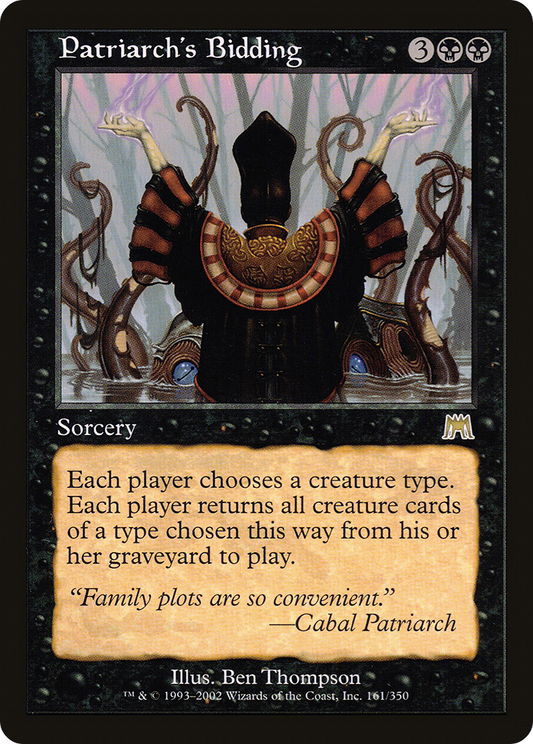 Patriarch's Bidding (161) - Onslaught