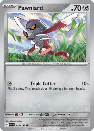 Pawniard (148) Reverse Holofoil - Obsidian Flames