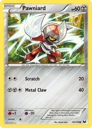 Pawniard (78) Reverse Holofoil - Dark Explorers