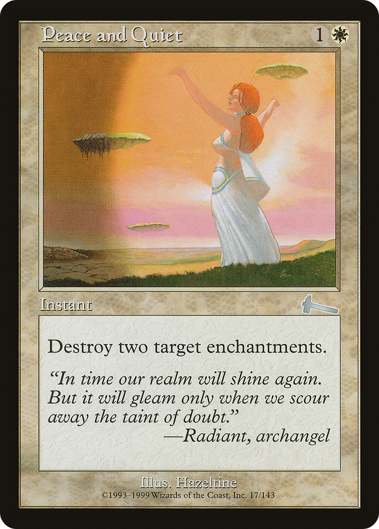 Peace and Quiet (017) Foil - Urza's Legacy